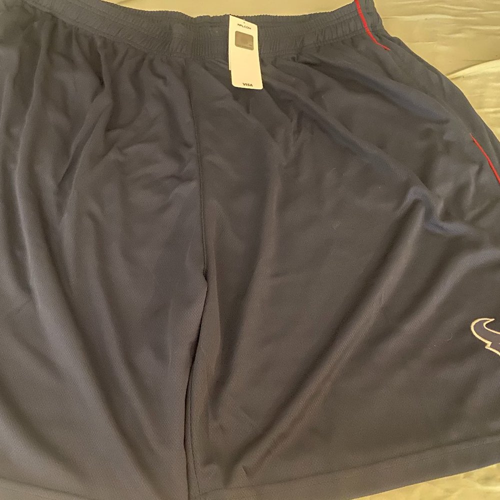 Majestic brand HOUSTON TEXANS Men's SHORTS Sz 3XL,4XL,5XL,6XL New w tags - Picture 3 of 3